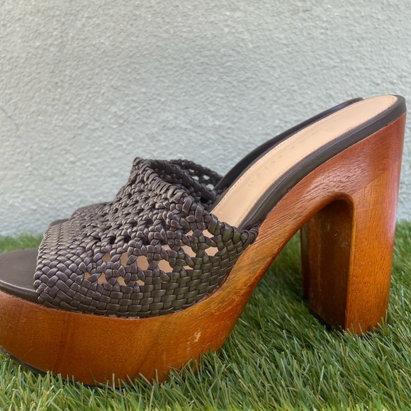 Veronica Beard | Guadalupe Platform Sandal | Size 8 | Brown - Picture 2 of 13